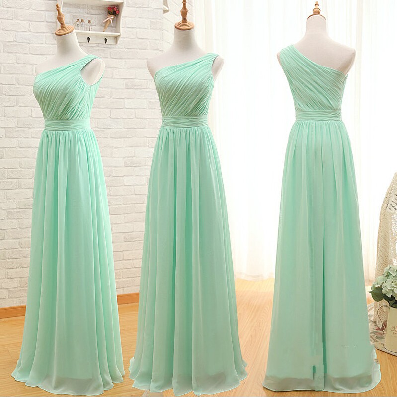mint green gown for wedding