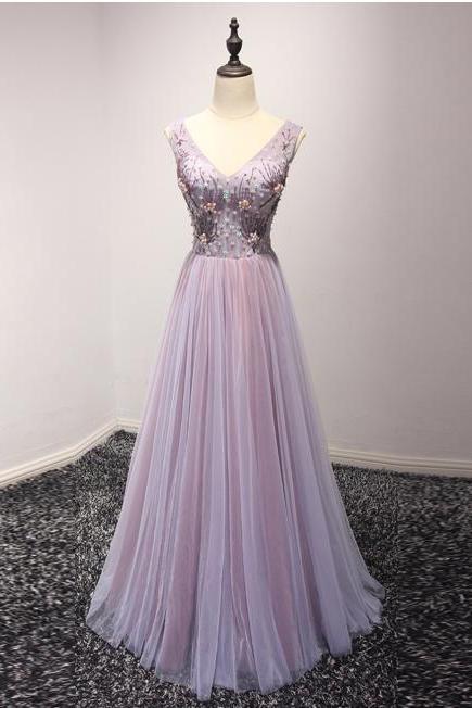 High Neck Two Piece Pink Taffeta Long Prom Dresses 2015, Front Split ...